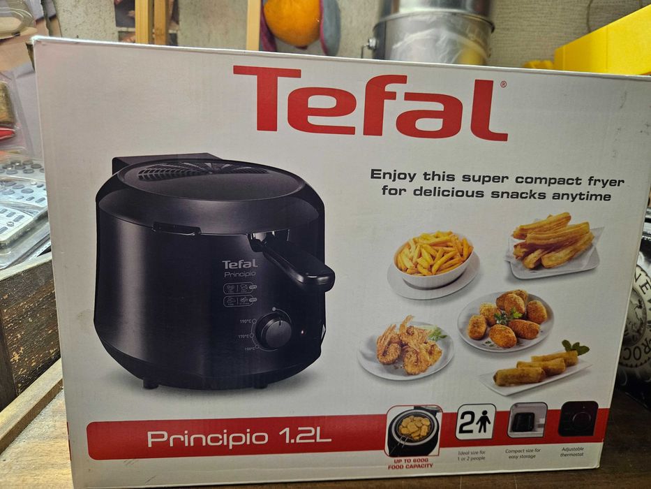 НАМАЛЕН! Фритюрник Tefal Principio 1.2 л