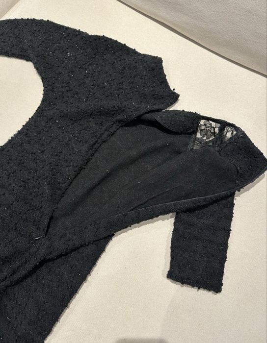 Rochie eleganta cu paiete si dantela