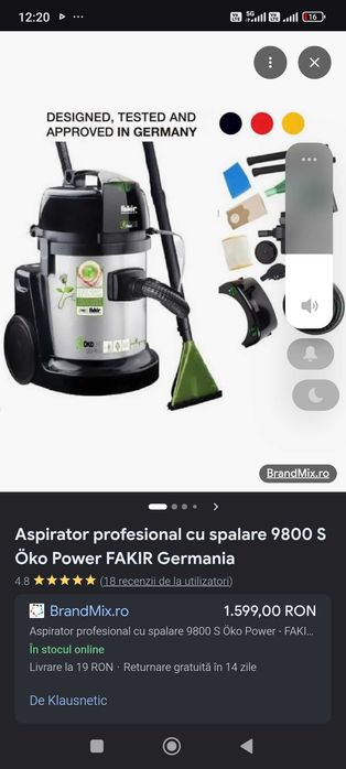 Aspirator cu spalare profesionala