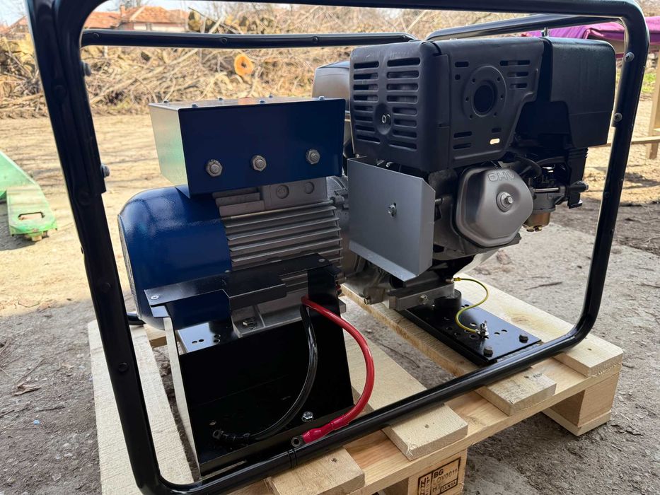 Бензинов трифазен генератор/ агрегат GEKO - HONDA 6 Kw.