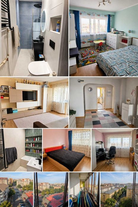Apartament cu 4 camere de vânzare în zona Bulevardului Dacia – bloc tip AN, 3 balcoane