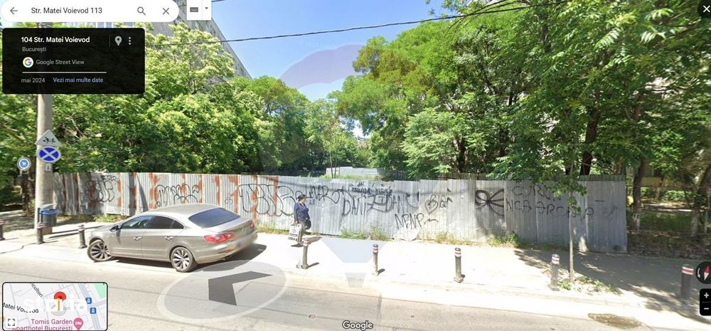 Teren 1,079mp Strada Matei Voievod, CU valabil 2024