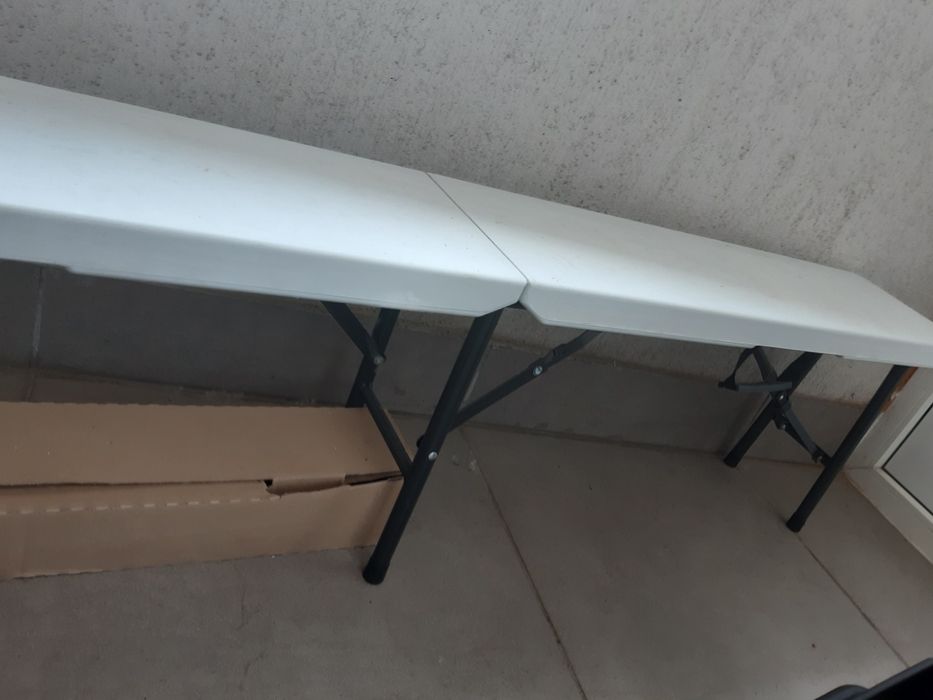 2 banci cu cadru din otel extensibile
