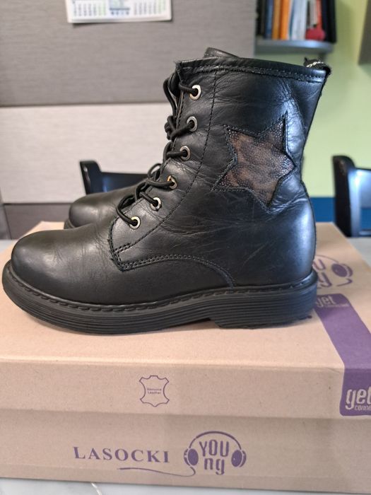 Боти за момиче естествена кожа Lasocki номер 32