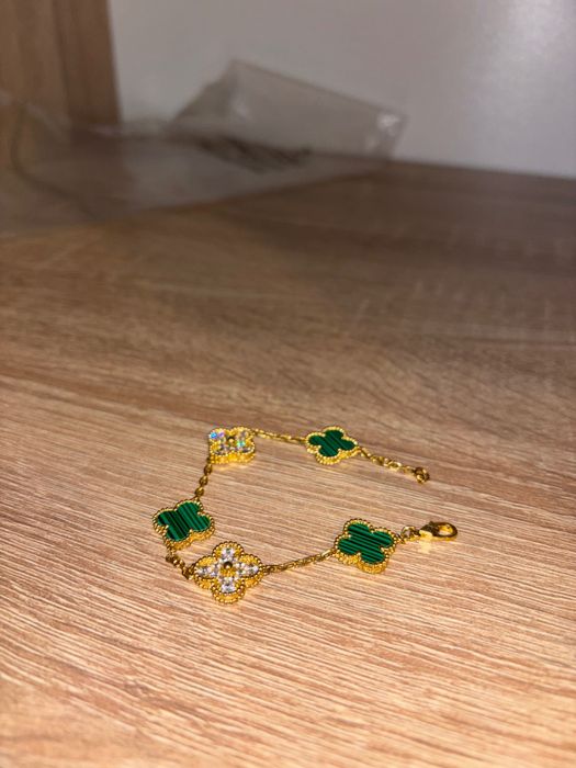 Accesoriu nou nou-Brățară Arpels van cleef verde cristale