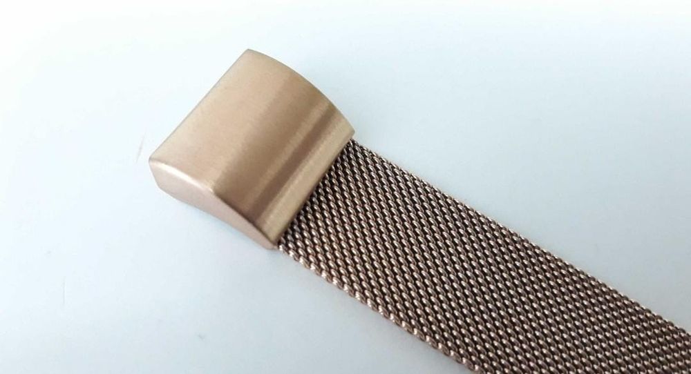 Curea magnetica ceas FitBit Charge 2  metalica rose gold