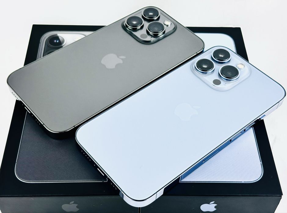 Apple iPhone 13 Pro 256GB Blue / Graphite 100% Батерия! Гаранция!