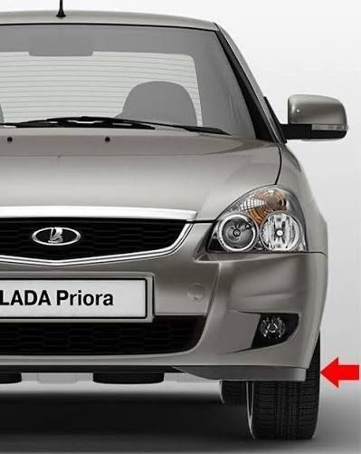 Клыки бампер лада приора