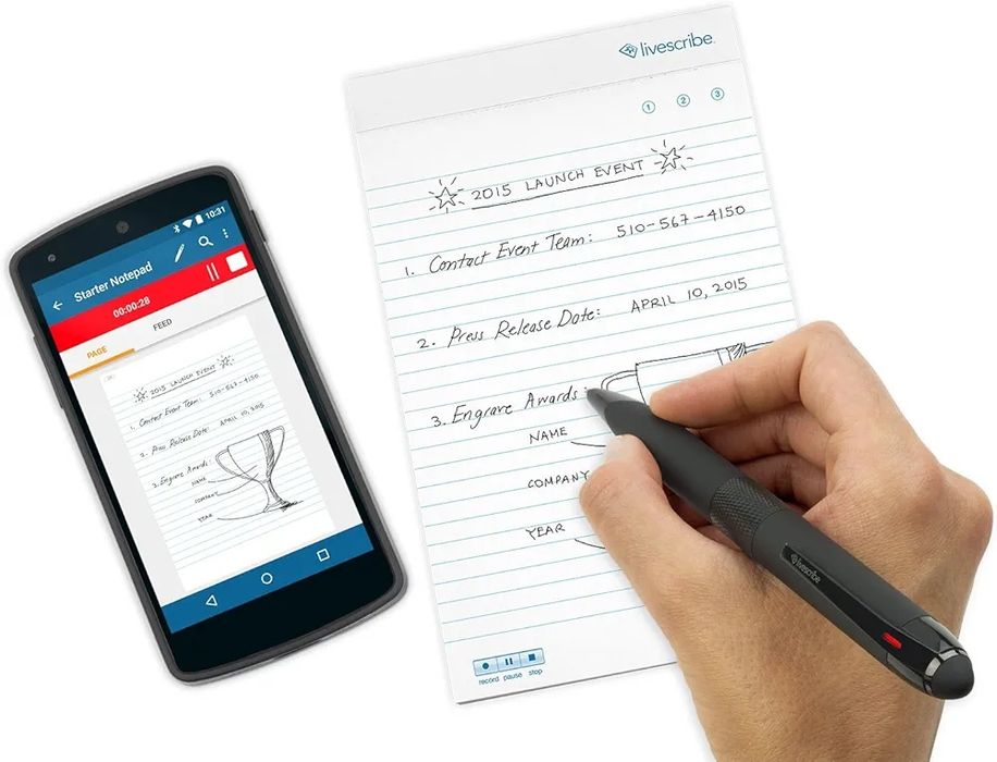 Livescribe 3 Smartpen Черно издание - Смарт Писалка!