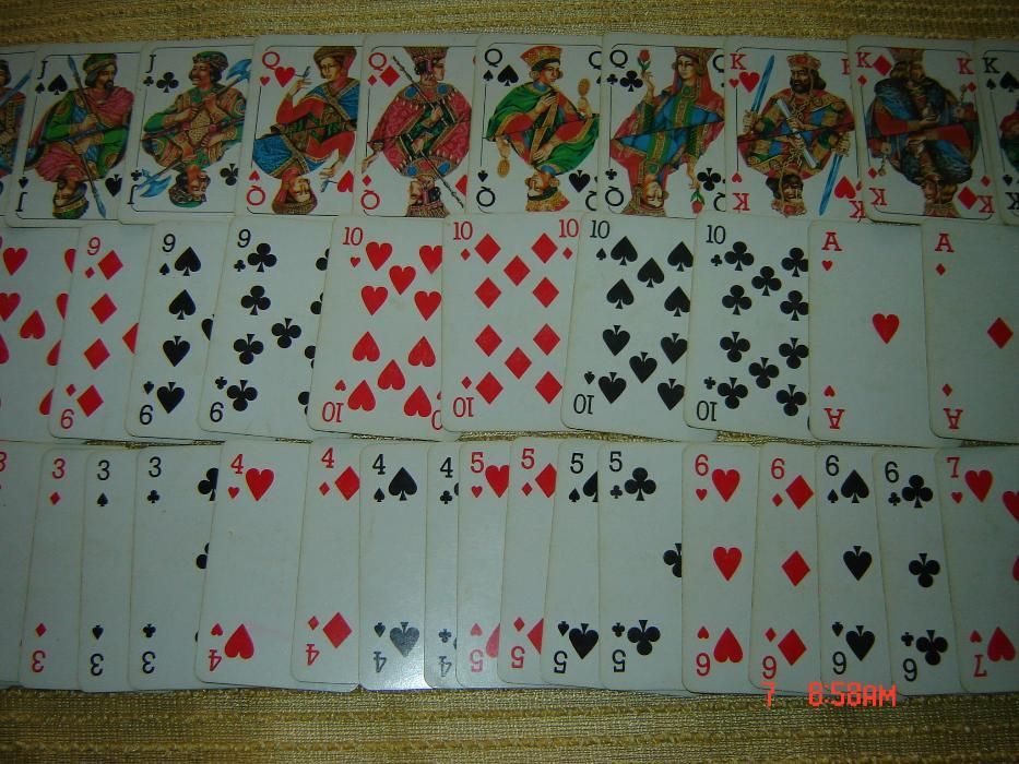 Carti de joc CCCP anii 80