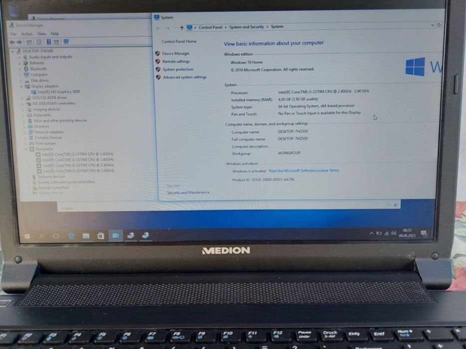 Laptop Medion Akoya i3