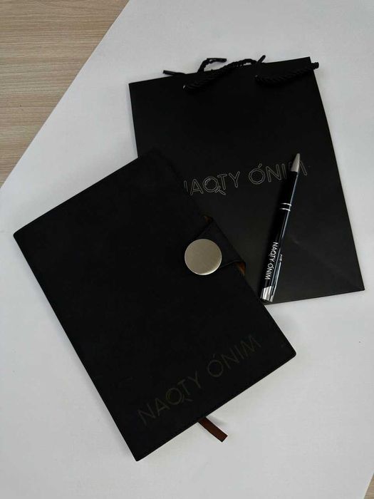 Подарки для коллеги блокнот ручка пакет