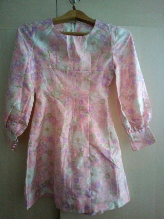 Детска рокля, блузка с голи рамене