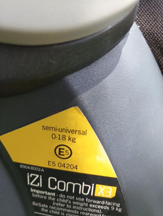 Бебешко столче за кола от 0 до 18кг BeSafe