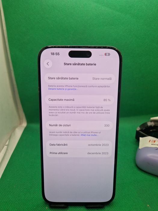 Iphone 15ProMax 256GB•Face id Defect •85%*Lazar Amanet Crangasi •41286