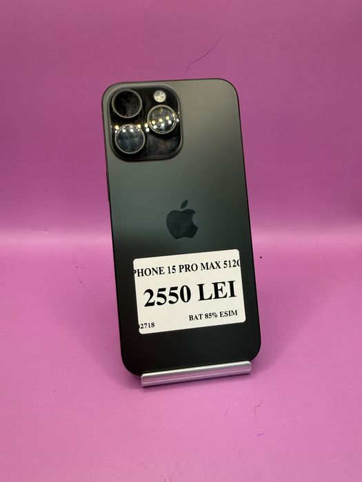 Iphone 15 Pro Max 256gb e sim •Matei Amanet Crangasi•2718