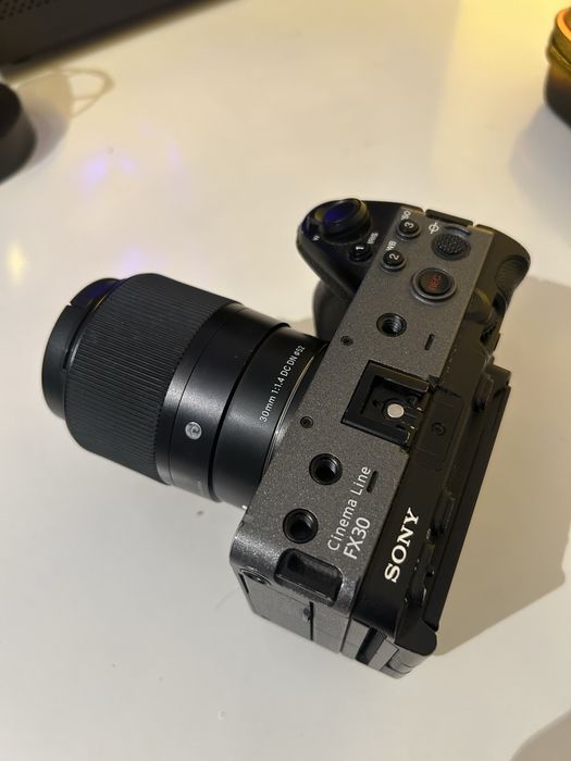 Sony fx30 +sigma30mm