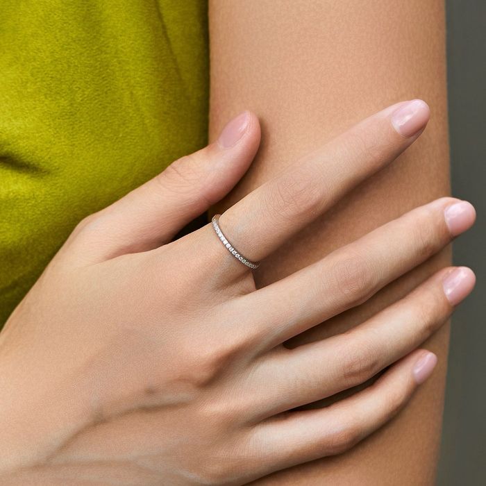 Серьги-конго с муассанитами 2.00 ct
