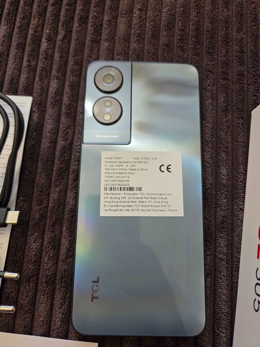 Смартфон TCL 505, 4GB, 128GB, Space Gray