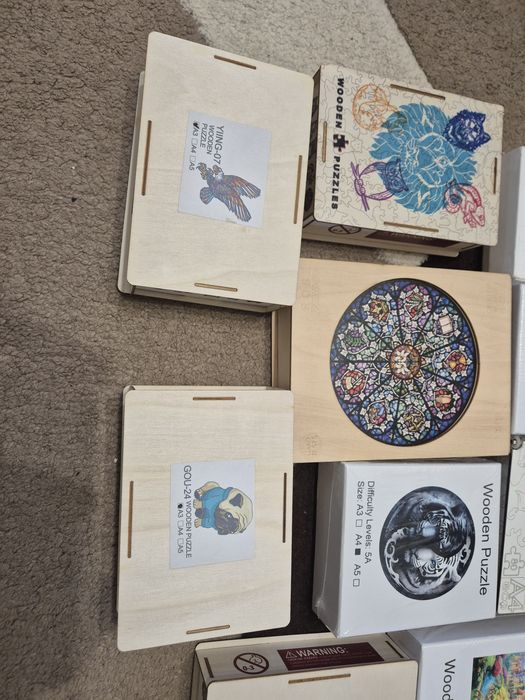 Дървени пъзели нови