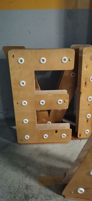 Ретро буквы 1 метр