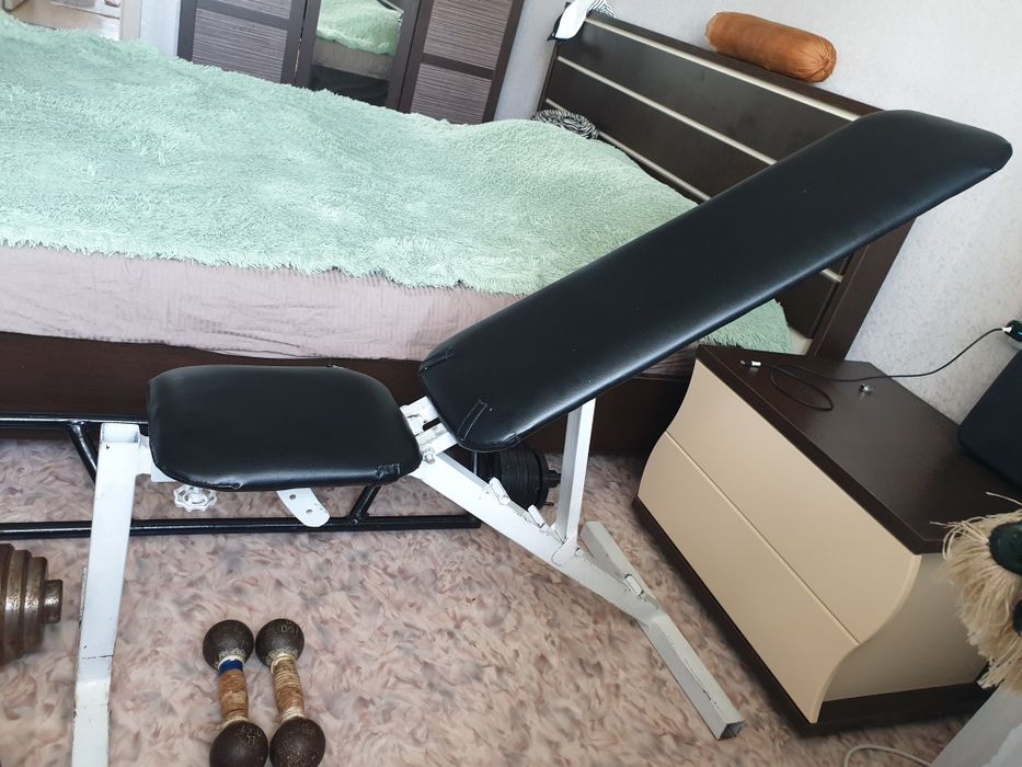 Гантели штанга скамья для жима