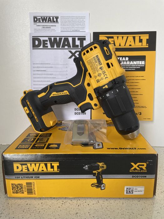 DeWALT DCD709 XR.  Filetanta / Masina de Gaurit si Insurubat  Original Nou !