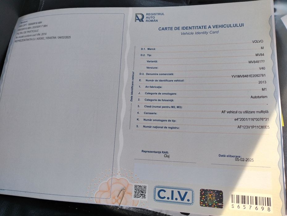 Volvo V40 Motor 1.6D