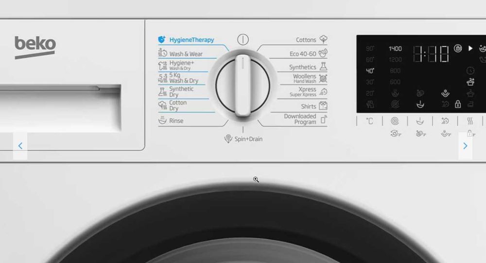 Mașină de spălat cu uscător încorporabilă Beko HITV8736B0W, 8/5 kg - stare ca nou