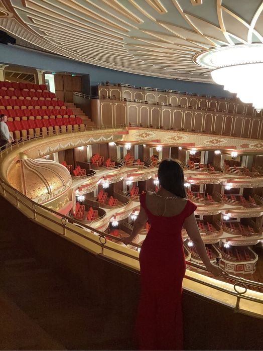 Платье вечернее красное