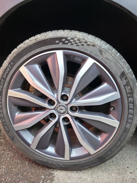 Jante aliaj originale Renault 7Jx19 ET40, 5x114,3, butuc 66,1 mm
