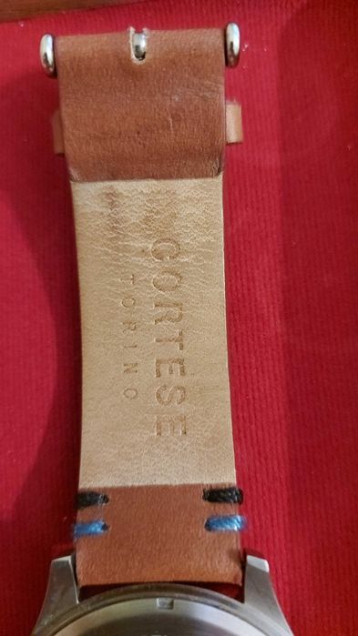 Ceas de mana elegant Torino Cortese C19502 curea piele vaca quartz nou