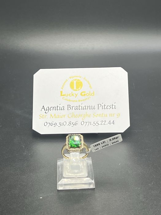 Inel aur 14k 3.08 gr marimea 17 cod 24930
