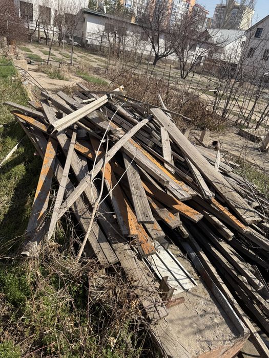 Доски разных размеров б/у