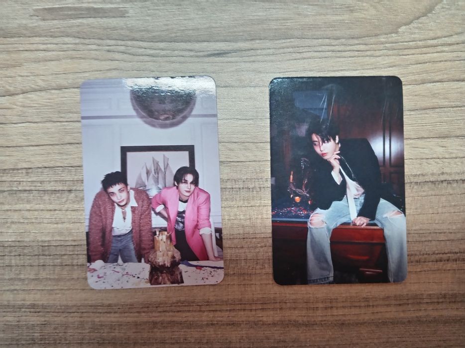 Skz, ateez and wayv kpop photocards