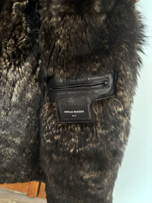 Мъжко кожено яке от вълча кожа