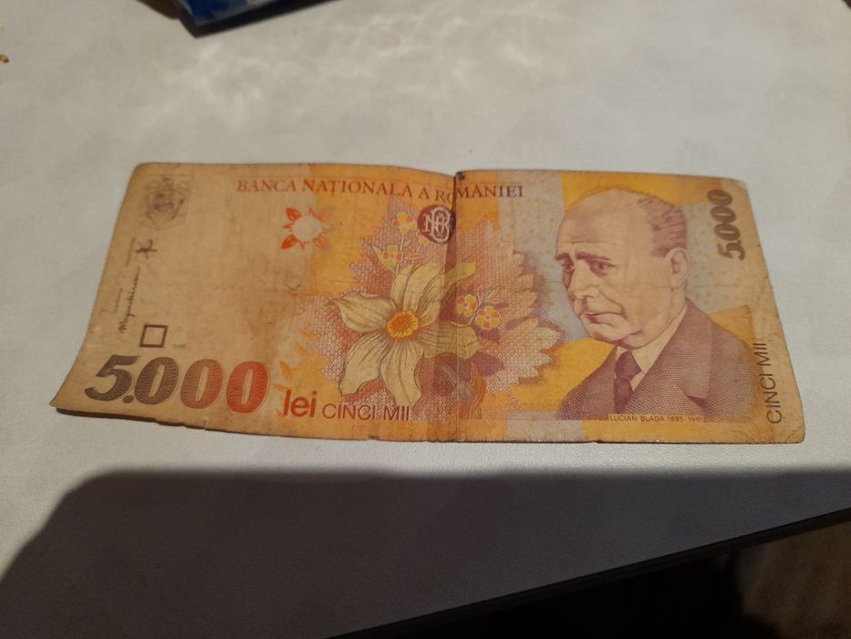 Vand BANCNOTA DE 5000 LEI 1998