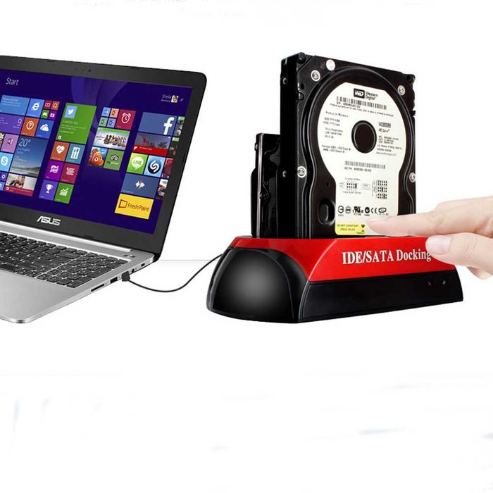 Док-станция USB 3.0 для жестких дисков 2,5“/3,5” SATA/IDE/USB