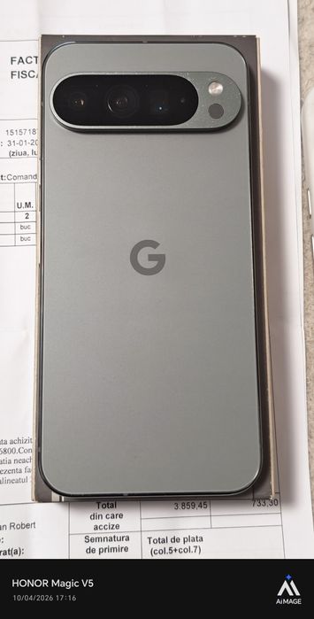 Google Pixel 9 Pixel XL -256 GB Hazel / Husa Originala bonus / Garanție