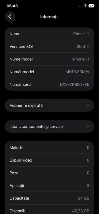 Vand iphone 11  impecabil