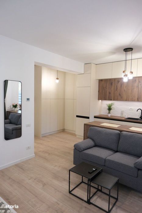 Garsoniera de inchiriat Ghica Apartments cu terasa privata