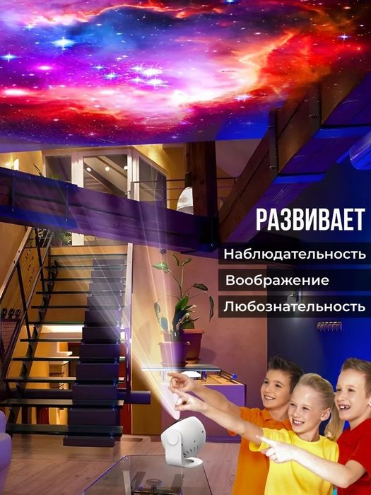 Проектор-планетарий Звездное небо HD 13 проекции