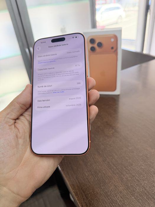 Vand Iphone 17 Pro Max 256Gb cosmic Orange impecabil