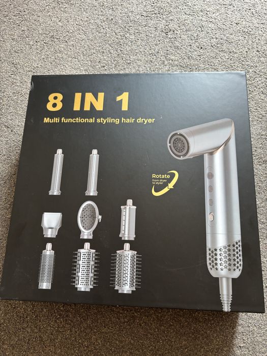 Perie electrica pentru par,uscator par,8in1