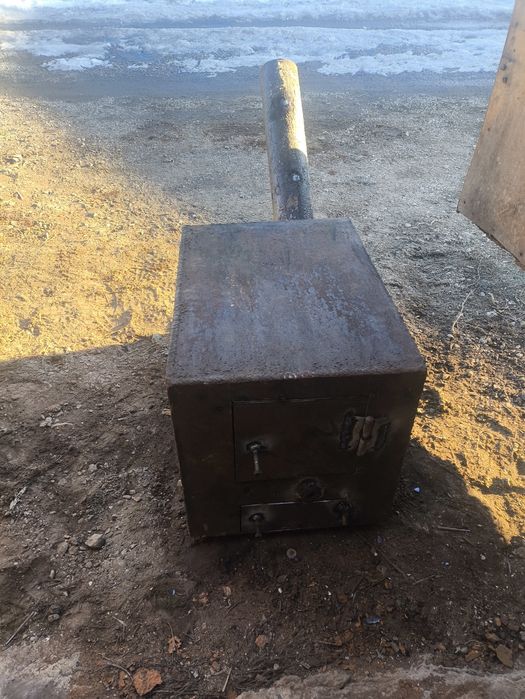 Печь.  Буржуйка.