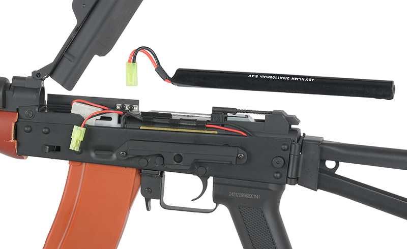 Arma airsoft de asalt AK74U EBB AEG metal[ JG Works]