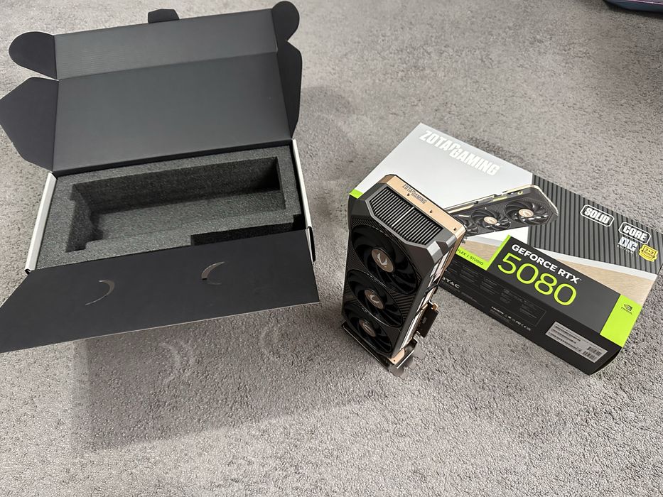 RTX 5080 16GB ZOTAC GAMING OC – ca nouă, performanță extremă