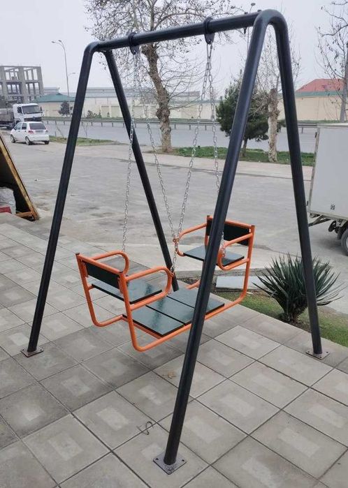 Качели 2-х местные усиленные  металлические