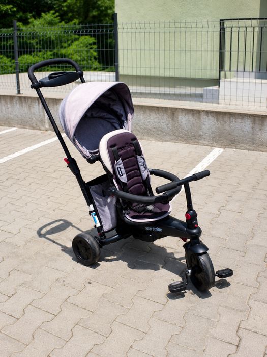 Tricicletă pliabilă smarTrike smarTfold 7 în 1 TouchSteering, gri, stare foarte bună