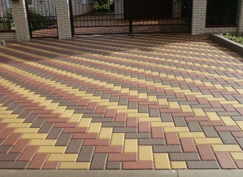 Брусчатка вибропрессованная